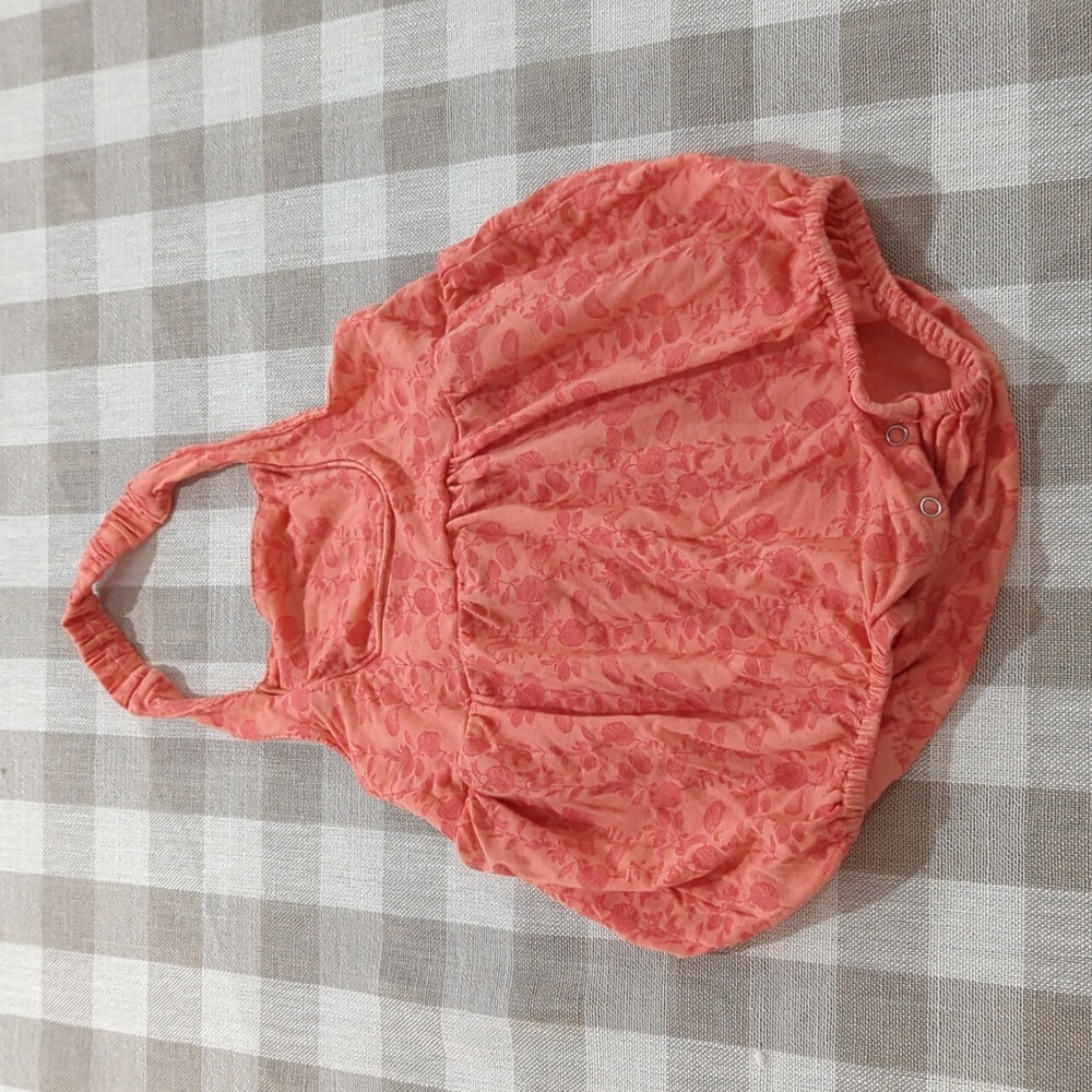 3/$12 - 2T Kate Quinn orange floral romper